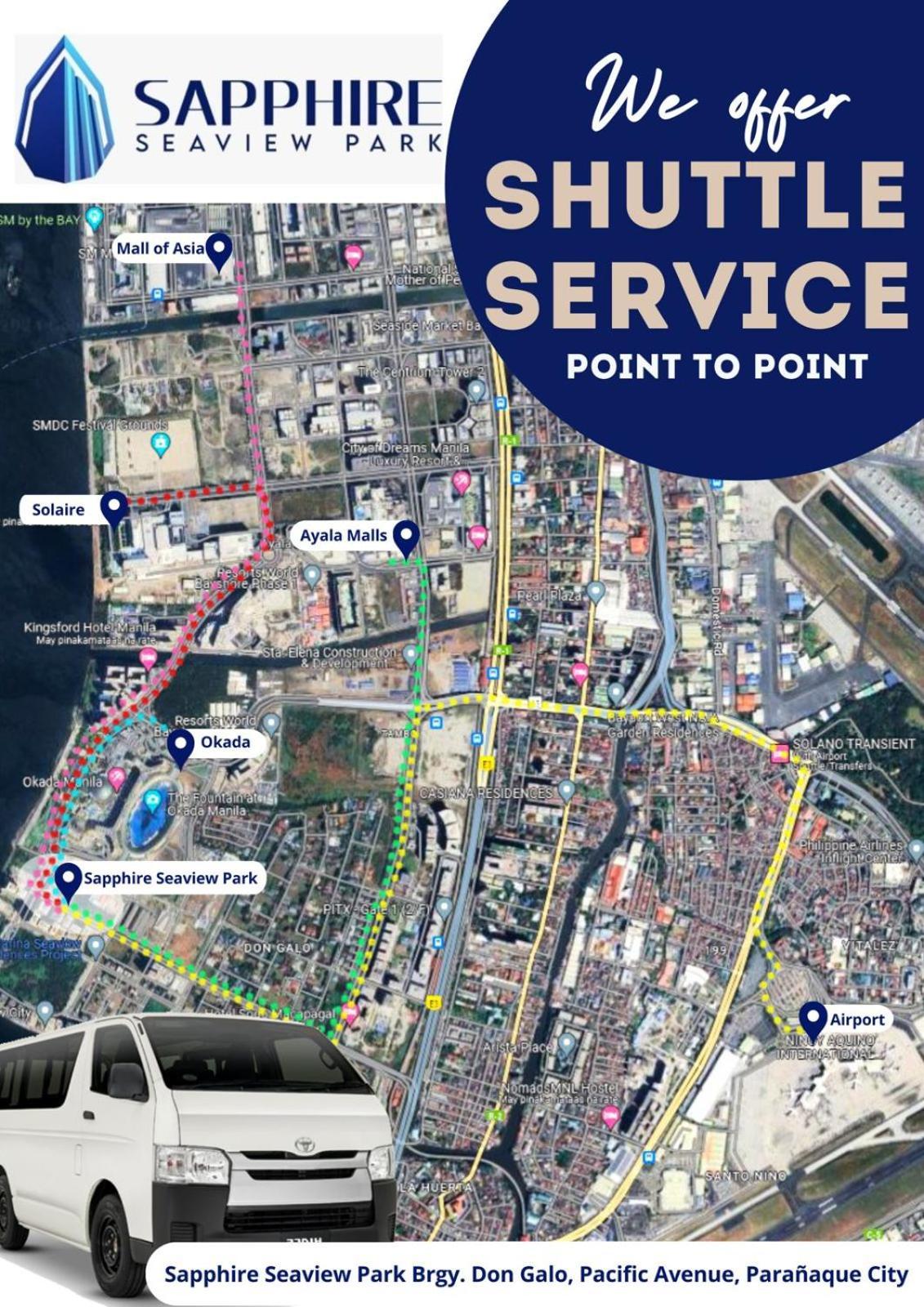 马尼拉Sapphire Seaview Park公寓式酒店 外观 照片